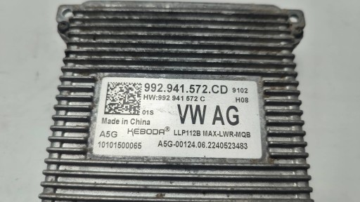 control unit module LED 992941572CD SKODA OCTAVIA IV