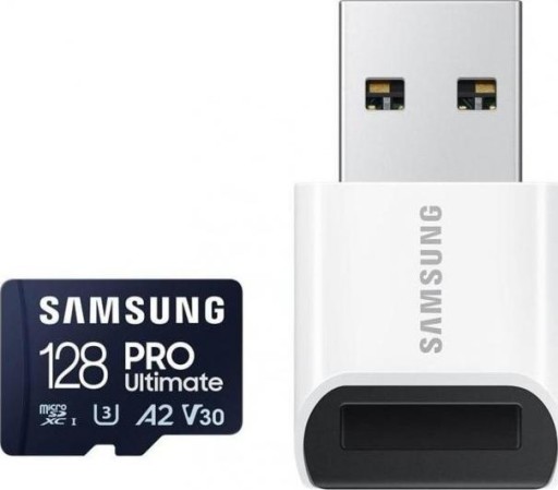 Samsung Ultimate microSDXC 128GB UHS-I U3 [Zapis 130MB/s Odczyt 200MB/s] +
