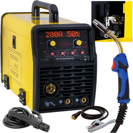 Зварювальний апарат MIGOMAT 3in1 MAGNUM MIG 200A імпульсна Синергія