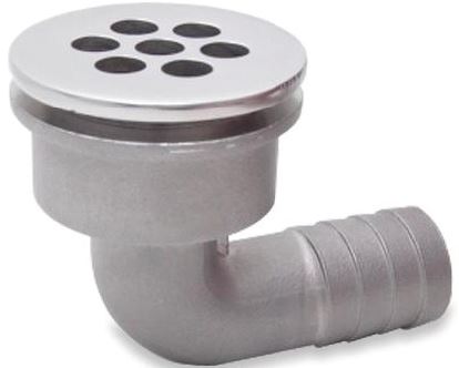 2863981 - ЗЛИВ КАБІНИ 20 ММ 90 ГРАДУСІВ З ФІЛЬТРОМ AISI316