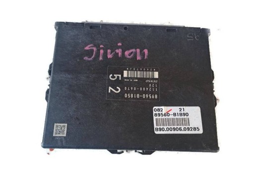 Daihatsu sirion ii 11r 1.3 16v комп'ютерний контролер двигуна 89560-b1850