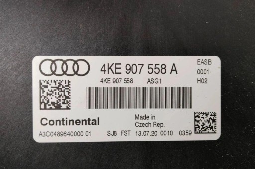 Другие модули audi 4ke907558a electric 2021 г.
