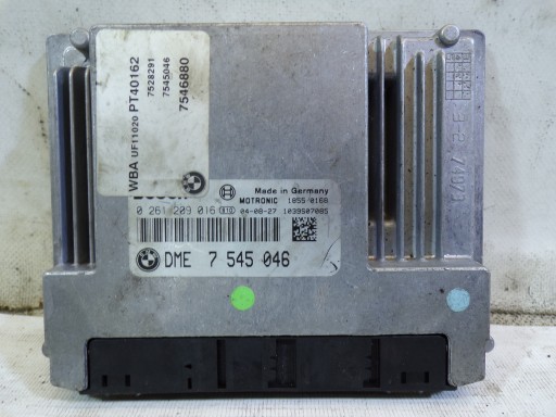 computer control unit of the engine BMW E87 1.6 7545046 / 0261209016