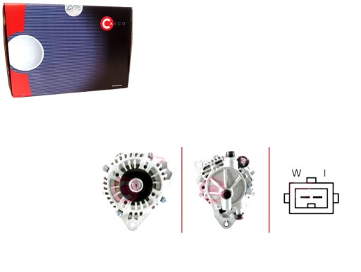 CASCAL35100AS(iMOTO) - Генератор каско 95вб10к359ба 98вб10к359ба 98вб10 + комплект водителя №37
