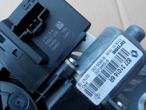 window regulator left rear part renault scenic III 2010r 827310166R