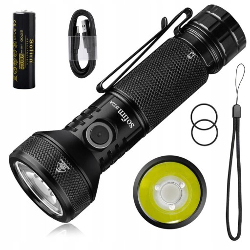 SOFIRN IF22A РУЧНОЙ ФОНАРЬ ПРОФЕССИОНАЛЬНЫЙ USB 2100лм IPX8 МОЩНЫЙ АККУМУЛЯТОР