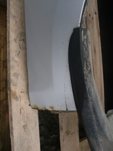 OPEL ASTRA J fender front front right SREBRNY