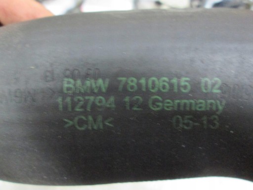BMW F10 520D rohr DOLOTOWA Schlauch Rohr GUMA intercooler