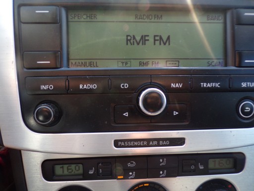RADIO Radio CD NAVI 1K0035191E VW PASSAT B6 05-10
