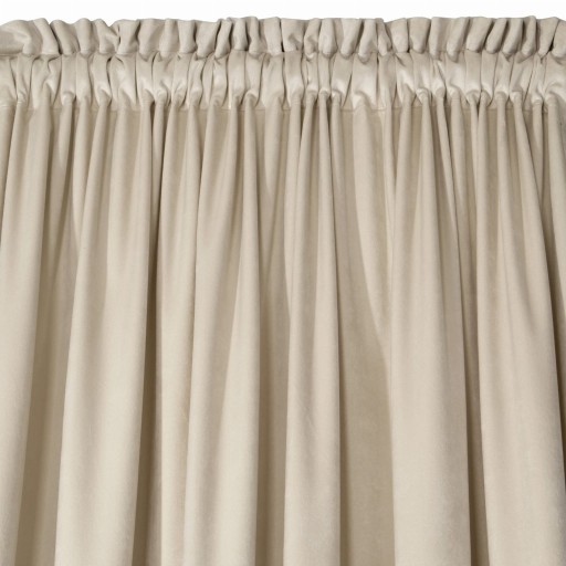 Zasłona Eurofirany welurowa gładka półzaciemniająca taśma 135 cm x 270 cm