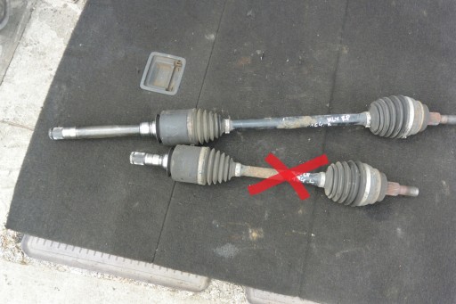 semi-axis front left right MERCEDES ML W164 R W251
