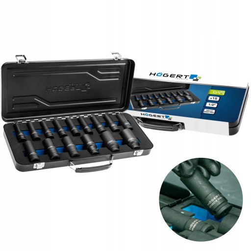 HOGERT HT4R049 НАБІР ГОЛОВОК 1/2 ДОВЖ