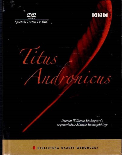 Titus Andronicus Shakespeare +DVD Divadelné predstavenie TV BBC