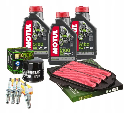 Масло Motul 5100 HONDA VFR 800 02-12 Фильтры Свечи зажигания