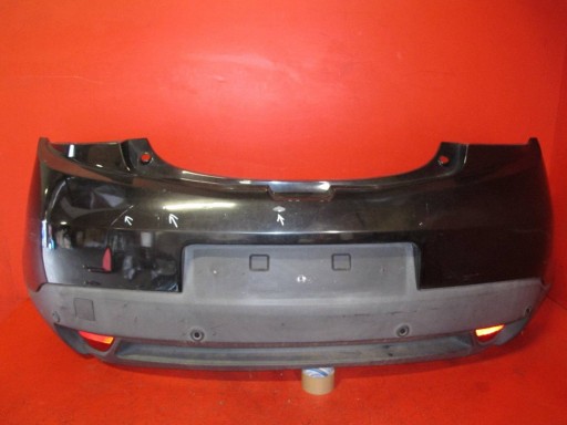 RENAULT MEGANE III 3 COUPE nárazník záď zadní senzory PDC cerný TEGNE