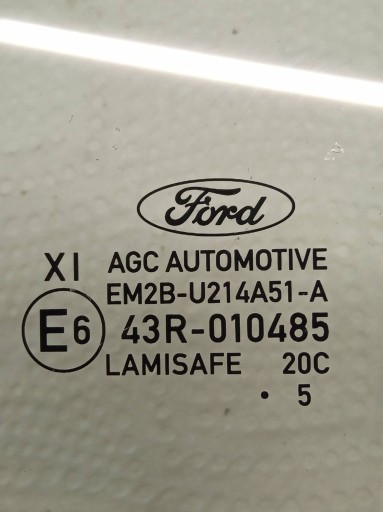 window door left front 15 ROK AGC AUTOMOTIVE EM2BU214A51A Ford Galaxy Mk4