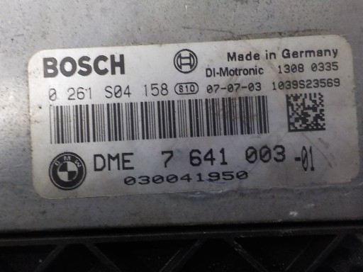 MINI computer control unit 0261S04158 7641003