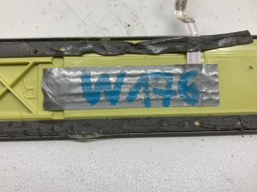 moulding cap of the threshold CHROM right A2466805400 MERCEDES W176 (2015-2018)