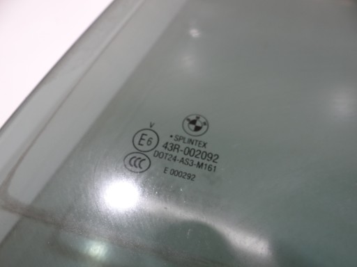 window side door left rear part BMW E60