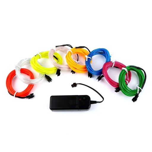 8V0947135A - 5M ВОЛОКОННО-ОПТИЧНИЙ EL WIRE LED STRIP STRIP AA БАТАРЕЇ