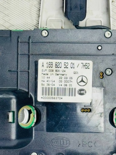 2006 Mercedes-Benz A W169 light sufitowa A1698205201