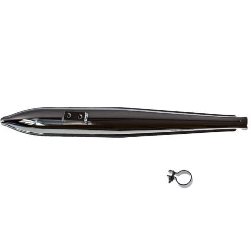 SC-4883B - Глушник Romet кишеньковий велосипед M1 M2 Duells хром наголов'я