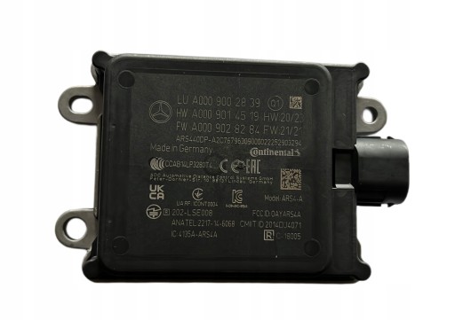 A0009002839, - Радарный датчик mercedes w213 w205 w177 a0009002839