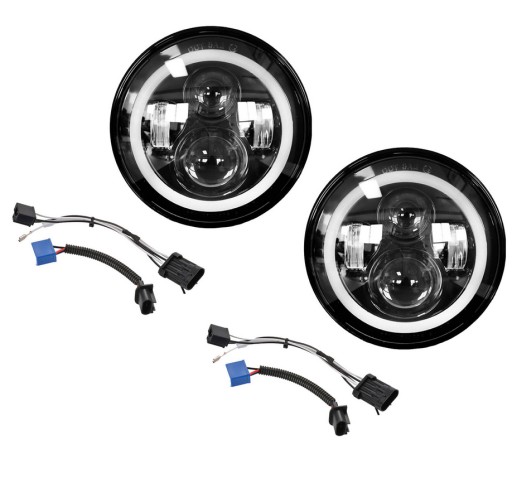 KEEPDSGN2302602 - 2 шт. 7-дюймові світлодіодні мотоциклетні фари з DRL і покажчиками повороту