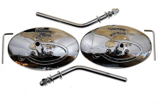 MOTKA65EGNH - ХРОМИРОВАННЫЕ ЗЕРКАЛА - HARLEY DAVIDSON HD