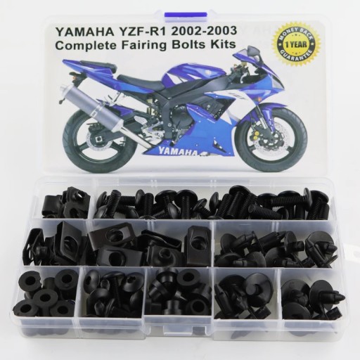 696418559064775669 - Для Yamaha YZF-R1 R1 2002 2003 мотоцикл полный комплект болтов обтекателя штрафные винты