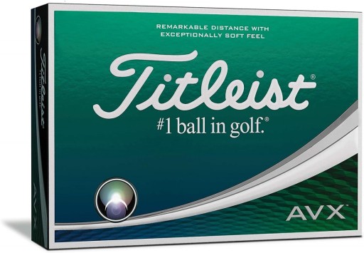 М'яч для гольфу Titleist AVX Білий 12 шт