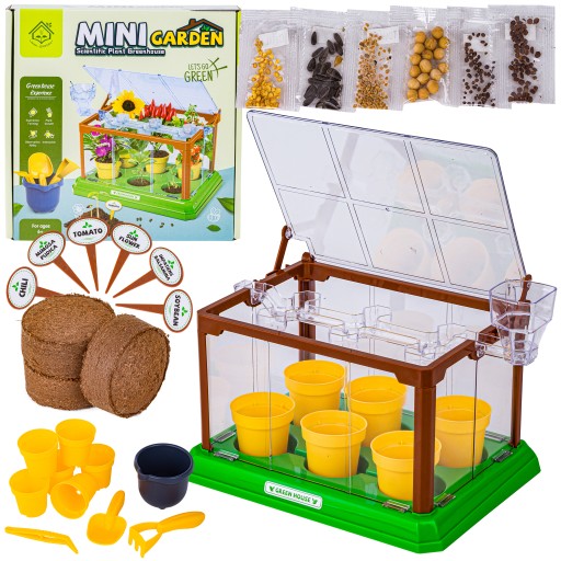 МІНІ ТЕПЛИЦЯ НАБІР ДЛЯ ВИРОЩУВАННЯ КВІТІВ