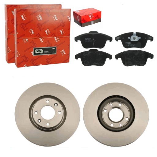 DF6656 - TRW ДИСКИ + КОЛОДКИ ЗАДНІ PEUGEOT PARTNER 2018-