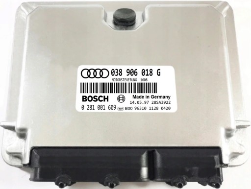 038906018GIMMO - Компьютер audi 1.9 038906018g 0281001609 иммо выкл.
