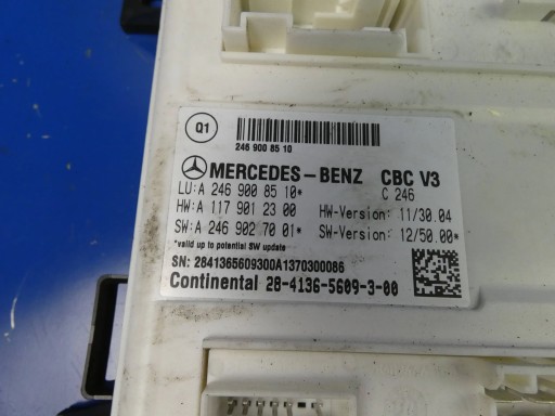 MERCEDES CLA W117 W176 W246 W156 module control unit SAM