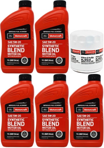 MOTORCRAFT 5W20 4.7L + ФІЛЬТР FORD FUSION 1.5 14-20