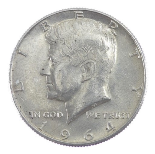 1/2 dolara - Half Dollar - USA - 1964 rok