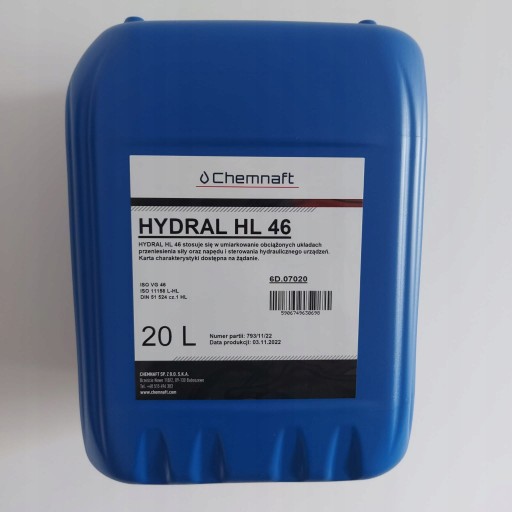 ОРИГІНАЛЬНЕ МАСЛО QUALITIUM HYDRAL HL 46 20л