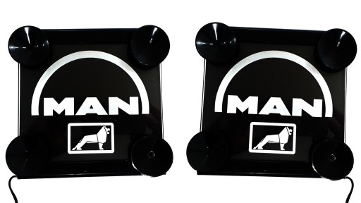 2X знак логотип MAN BUS TIR LED премиум подарок