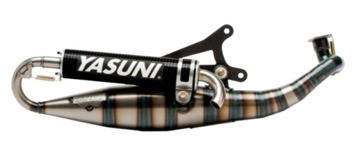 YAS-TUB326C - Глушник Yasuni Carrera 16 carbon MBK 50 Nitro