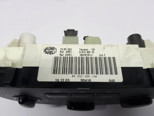 PEUGEOT 304 Unite commande clima 307593240000