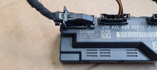 A7 4G S7 module control unit bonnet electrical rear part 4G8959107H