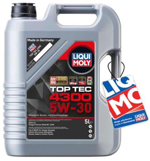 LQM OIL 5W-30 C2 TOPTEC 4300 5л
