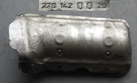 ТЕПЛОЗАЩИТНЫЙ ЭКРАН КАТАЛИТИЧЕСКОГО НЕЙТРАЛИЗАТОРА MERCEDES 2701420020