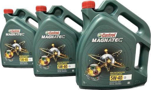 3X CASTROL 5W40 5л. MAGNATEC 