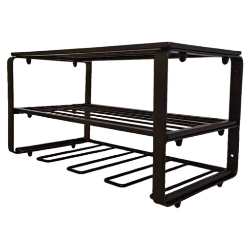 Стойка для хранения электрической дрели имеет сверла, инструмент