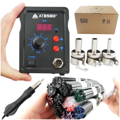 Сварочный аппарат для пластика AT-858D+ связующие для пластика