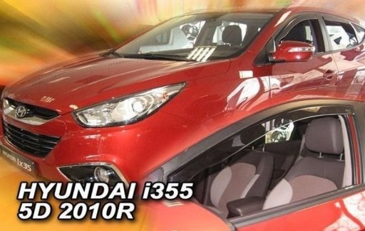 Owiewki Heko Hyundai ix35 5DRZWI Od 2010 2SZT