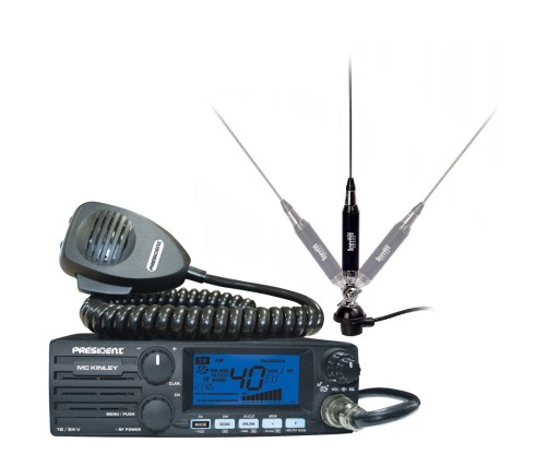 Президент МакКінлі + Лем AT - 1200 комплект CB радіо