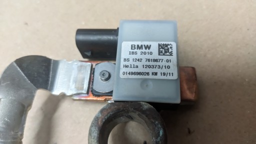 BMW E87 2.0D 11R batteriemanagement sensor 7618677